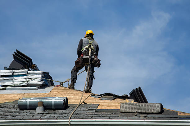 Professional Roof Installation technician working in Gleneden Beach, OR